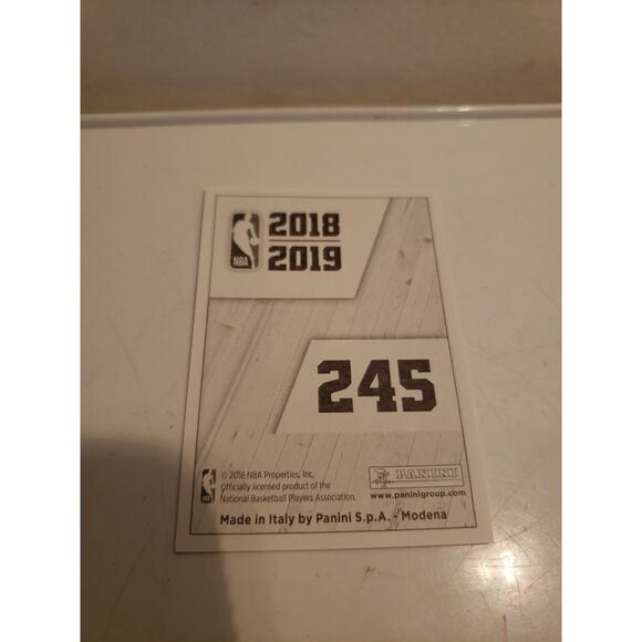 Kevin Durant 2018-2019 Panini Sticker #245 - Warriors - European Italy - Picture 2 of 3